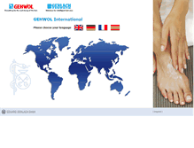 Tablet Screenshot of gehwol.com