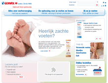 Tablet Screenshot of gehwol.nl